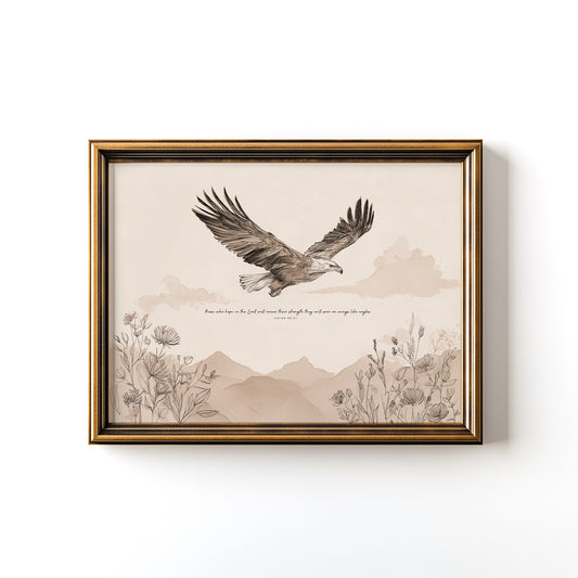 Wings Like Eagles | Isaiah 40:31 - Print