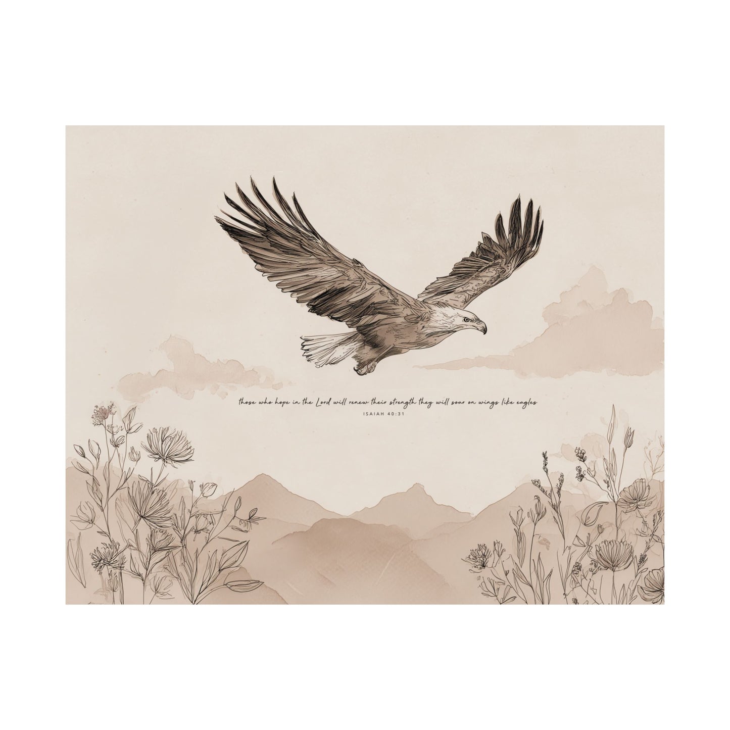 Wings Like Eagles | Isaiah 40:31 - Print