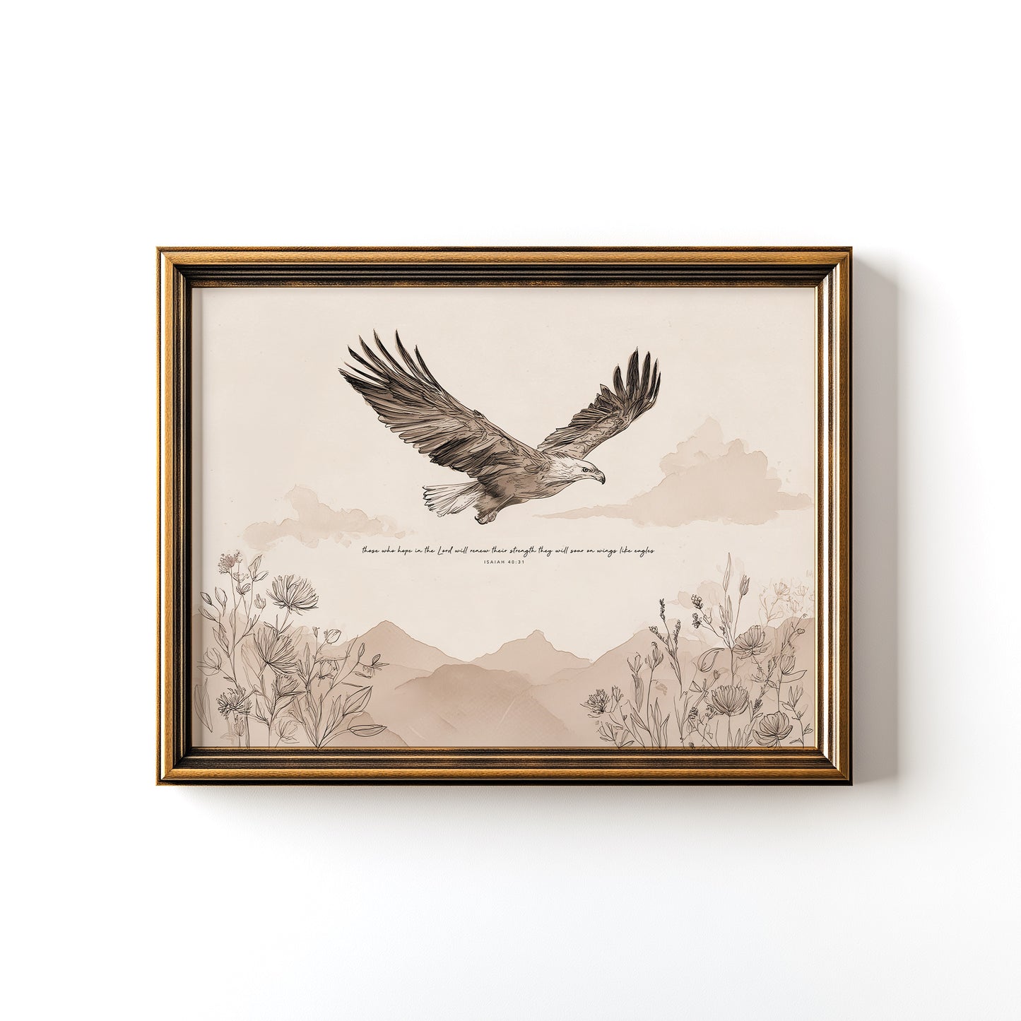 Wings Like Eagles | Isaiah 40:31 - Print