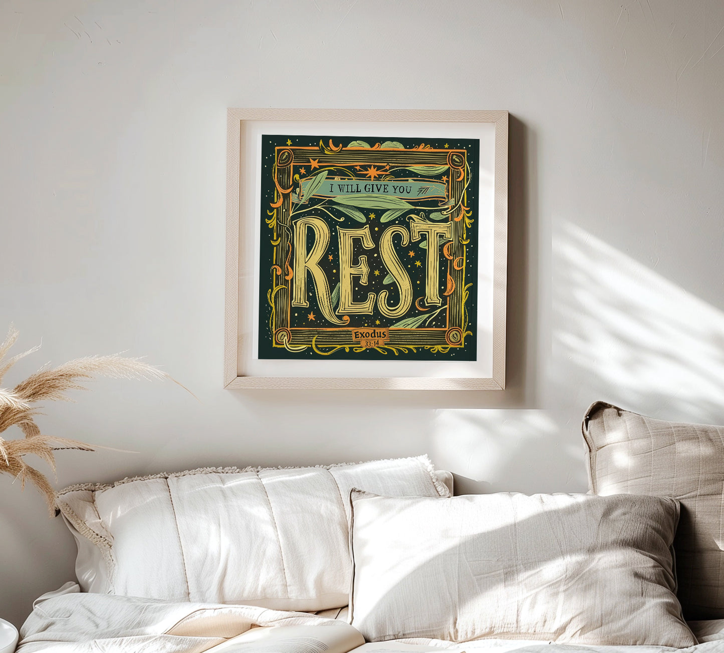 Rest | Exodus 33:14 - Print