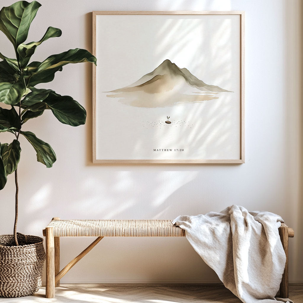 Faith of Mustard Seed | Matthew 17:20 - Print