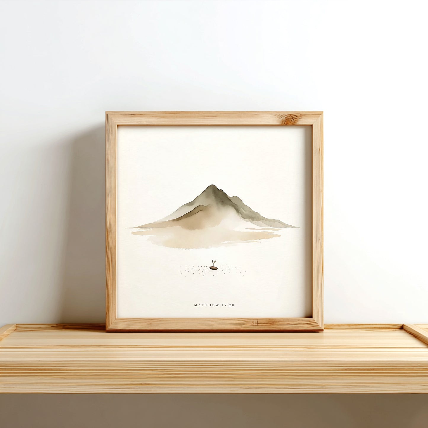 Faith of Mustard Seed | Matthew 17:20 - Print