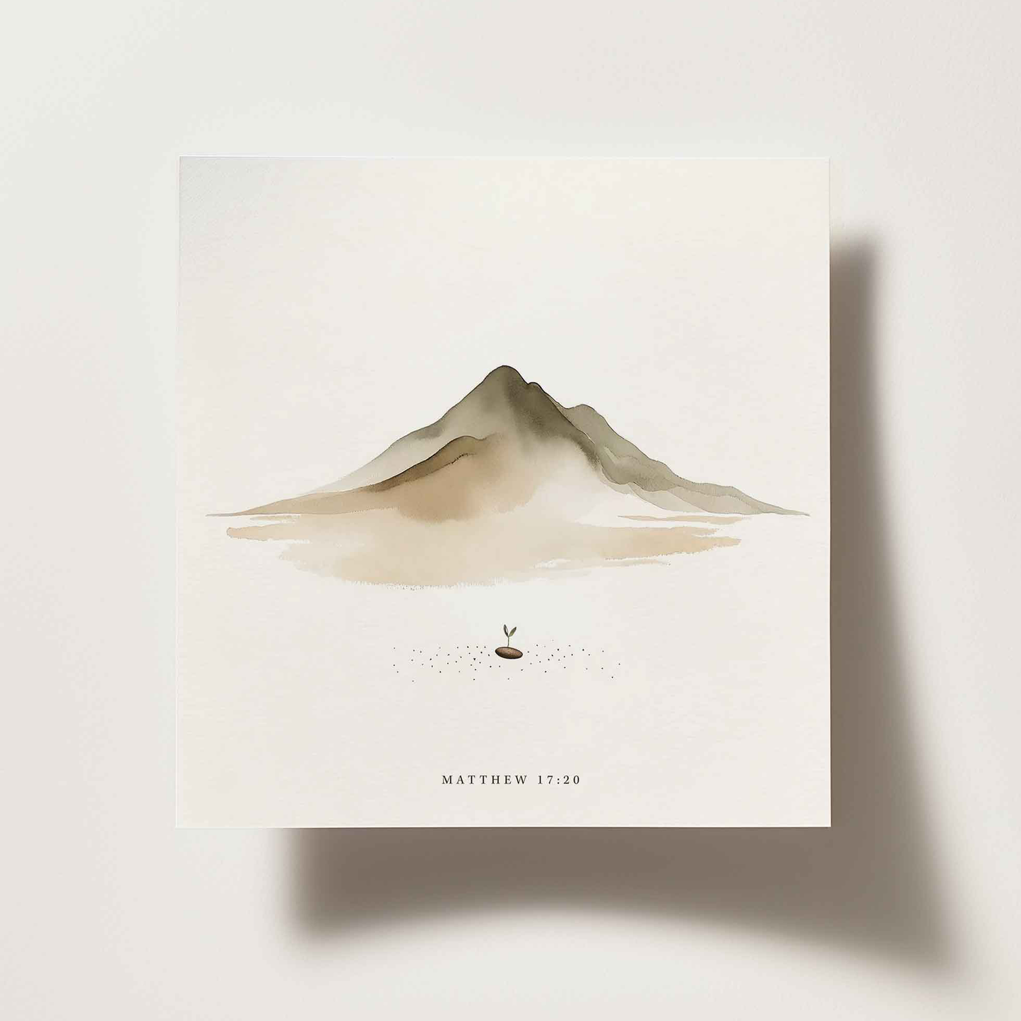 Faith of Mustard Seed | Matthew 17:20 - Print