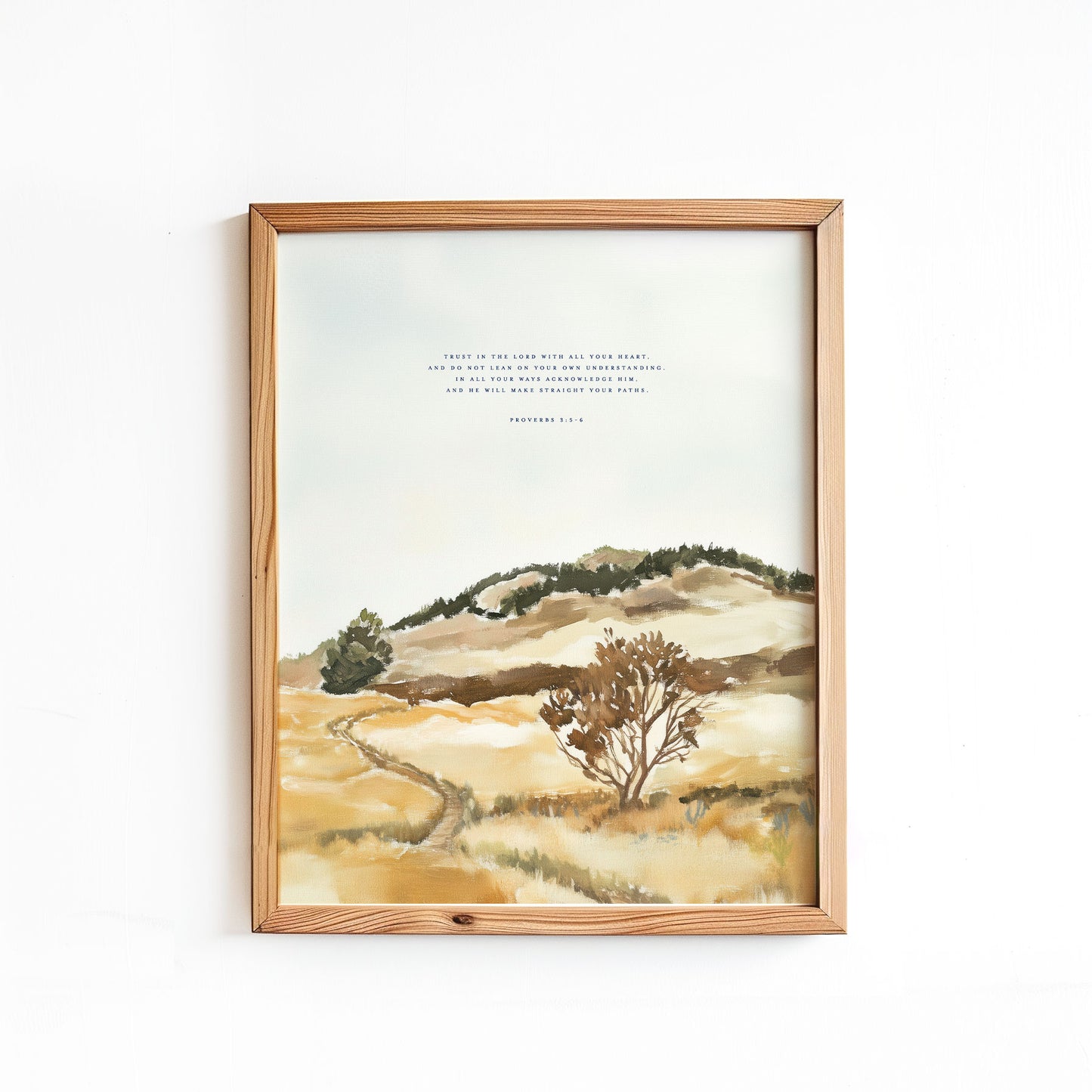 Trust in the Lord | Proverbs 3:5-6 – Print